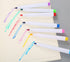 YIKANGHENG 40 Pcs Multicolour Permanent Dry Erase Wipable Markers with Blackboard Brush Sponge for Various Surfaces