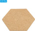PATIKIL 20 Pack Self Adhesive Cork Board Tiles, 4x3" 1/8" Thick Hexagon Bulletin Board for Home Office DIY