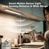 SAKSIAPRO 2 Pack 3 Dimmable 900mAh Closets, Under Cabinet Lighting, Colors & Motion Sensor Light Indoor, Rechargeable