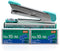 Max HD-10 Stapler Set with 2 Boxes (2000) Staples, Staple Up to 15 Sheets of Normal Paper