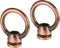 MECCANIXITY Eye Nut 15kg Max Load 36x43mm M10 Thread Ring Shape Female Loop