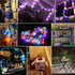18ft 50 8 ALOVECO LED String Lights LEDs Battery Operated String Lights with Remote Modes Waterproof Globe Starry Fairy