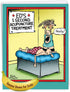 NobleWorks Big Funny Get Well Card, Jumbo Feel Better Soon from All of Us, 8.5 x 11 Inch, Hospital Theme