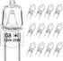 G8 Halogen Bulb 20W 120V Dimmable Xenon (12 Pack) 2Pin T4 JCD Type Warm White 2700K for Under Cabinet Lighting