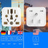 2 Pack US Travel Plug Adapter, UK to US Plug Adapter, Universal to American Outlet Plug Adapter for Travel