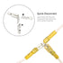 HKS 60PCS Piggyback Spade Connector, Yellow 12-10 AWG Heat Shrink Electrical Quick Disconnect Kit