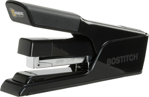 Bostitch Office EZ Squeeze Flat Clinch Desktop Stapler, 40 Sheet Capacity, Reduced Effort, Black (B9040)