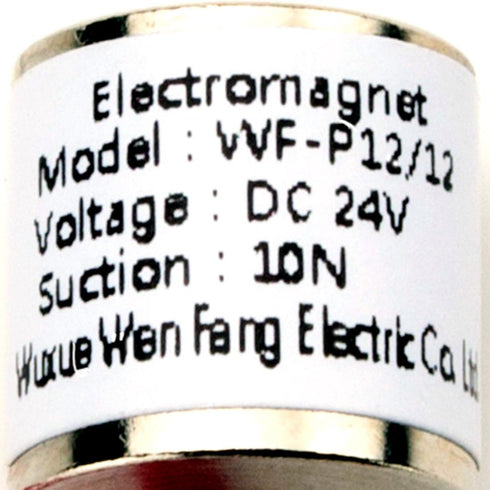 uxcell 10N Electric Lifting Magnet Solenoid, 24V DC Electromagnet Lift Holding