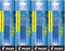 PILOT FriXion Gel Ink Refills - Fine Point, Blue Ink (77331) - 4 Pack for Erasable Pens