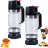 Generic Honey Dispenser No Drip With Base, 12oz Pressure Design, Glass Honey Dispenser,