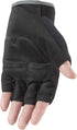 Wells Lamont Men's Fingerless Work Gloves, Extra Large Synthetic Leather Palm, Black 847