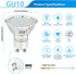 GU10 LED Light Bulb, 50 Watt Halogen Equivalent, Soft White 3000K 450LM Non-Dimmable 4W LED Replacement Recessed Track Lighting, 5-Pack by Maylaywood