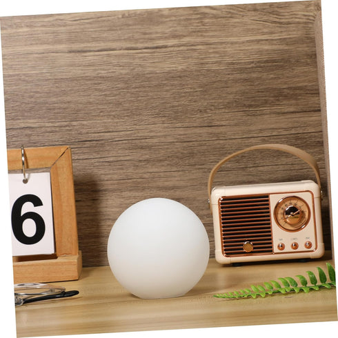 80mm Frosted Glass Globe Lampshade round Ivory Pendant Lamp Shade Replacement for Ceiling Fan Wall Sconce Light