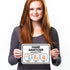 10x7 Inches, 4 Hand Sanitizer Available Here with Apply Rub and Dry Hands Graphic Sign, Mil Vinyl Decal Stickers