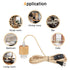 Zevnico 15ft Bulb E26 E27 Wood Pendant Light Cord Kit with Shade Ring and ON Off Switch, Hanging Lamp Kit Plug in Cord