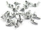 20 Pack 1/4" Zinc Plated Wing Nuts - Butterfly Fasteners Parts 1/4-20 Inches