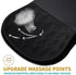 Hokafenle Ergonomic Mouse Pad with Wrist Support, Memory Foam & Non-Slip PU Base for Wireless Mouse & Desk (12x8 inch,