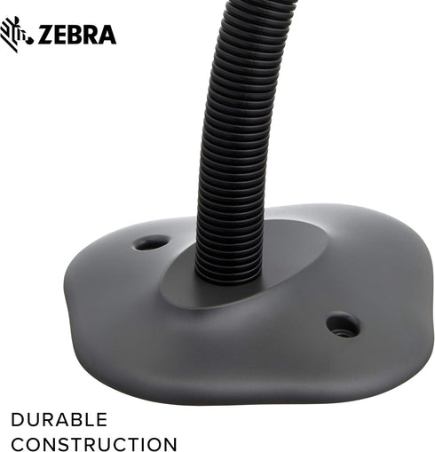 Zebra Technologies LS2208 20-61019-02R Zebra Gooseneck Stand for Series Handheld Scanner Twilight Black