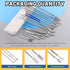 Glarks 17Pcs Micro Lab Spoon Kits, Tiny Mixing Spatula, Long Sampling Spoon for Powders, Gel Cap Capsule Filler