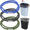 ZNBSIXP Trash Can Rubber Bands Set of 3,Garbage Can Bands Elastic for 13