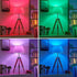 RGB LED Light Bulb, 40W Equivalent, 5W A19 E27/E26, 6500K White, 16 Color Choices, Dimmable Remote Control Bulbs