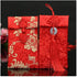 Chinese Element Festive Silk Red Envelopes Gift Card Envelopes 2PCS/Set (HF2G)