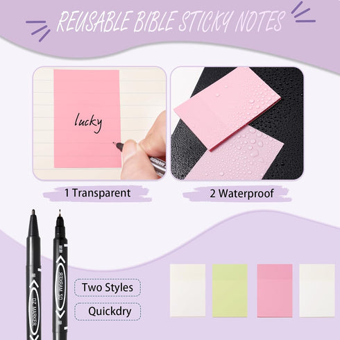 XKDOUS 28 Pcs Bible Journaling Kit, Morandi Colored Bible Study Supplies, 12 Pastel Highlighters and 90 Bible Tabs