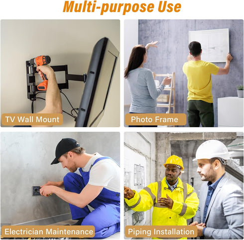 Relahous 5 1 Stud Finder Wall Scanner, in Multifunctional Wall Detector Scanner with Upgraded Smart Sensor, HD LCD