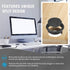 JTemgle 2-3/8" Grommet, 10 Spring Desk Plastic Cable Hole Cover Computer Table Cord Wire Organizer Caps Desktop Cord