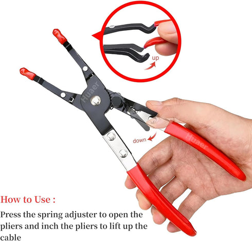 Akozon Car Soldering Pliers, Metal Soldering Plier Multi-Function Wire Welding Clamp Tool for Automobile Maintenance