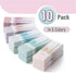 Mr. Pen 10 Pack Erasers - Wavy Sleeve Pencil Erasers in Morandi Colors for School Supplies