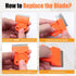 ISDVBUY 2 Sets 10 10 Razor Blade Scrapers, Plastic Scraper Tool Extra Plastic Razor Blades and Metal Blades, Adhesive