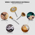 15 Pieces Copper Wire Brushes, Wire Brush Wheel Kits for Dremel Rotary Tools (1/8 Inch Mandrel)