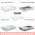 Vowcarol Storage Boxes for 5in x 8in Legal Pads, Washi Tape Organizer, A5 Paper Storage Bin, 5 x 8 Inches Index Card Box- 2 Pack by Vowcarol