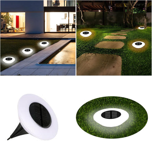 Generic 1PC) Solar Ground Lights Outdoor, Waterproof Solar Light Outdoor Garden, Solars Garden Lights for Landscape
