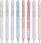 Pastel Colored Gel Pens 8 Pack - Aesthetic Cute Pens with Smooth Writing for Journaling and Bible Note Taking