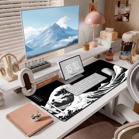 Yuhijoy (35.4" 15.7") 35.4L 15.7W inches) Mouse Pad Gaming - Desk Mat for Keyboard and Mouse - Large Mouse Pad