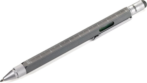 Troika Construction Ballpoint Pen, Metallic Anthracite
