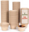 Gere Disposable Testing Cup Bowls, 100 Pack, 2 oz Natural Biodegradable Souffle and Measuring Cups