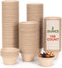 Gere Disposable Testing Cup Bowls, 100 Pack, 2 oz Natural Biodegradable Souffle and Measuring Cups