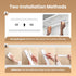 TREZUMA 12 Inch 2 Pack 60 145LM 2200mAh 10100% Dimmable, 3 Closet Under Cabinet Lighting, LED Motion Sensor Lights