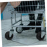 4pcs Cabilock Supermarket Shopping Cart Replacement Wheel Trailer Jack Wheel Utility Cart Rolling Hardware