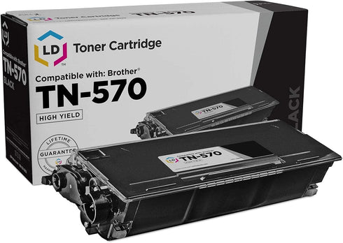 LD Products Compatible High Yield Toner Cartridge for Brother TN-570 (Black) - Replacement for Multiple Models