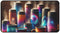 GENERIC Vibrant Color-Changing Thermal Mugs Desk Mat - Premium Smooth Surface for Adults