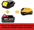 MIL18DL Adapter, Convert Milwaukee M18 18V Lithium Battery to Dewalt 20V MAX XR Lithium Battery for Cordless Tools