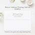 5.5x4.25 Sympathy Thank You Cards, Personalized Flat Funeral Thank You Cards with Yellow Flowers, Envelopes Included