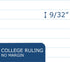 Roaring Spring Lefty Spiral Journal - College Ruled Small Left Handed Notebook, 8" x 5", 80 Sheets