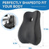 Generic Set Tailbone Seat Cushion & Lumbar Support Pillow for Office Chair, and Discomfort with Lumbar Support Pillow