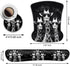 Rectangular Mouse Pad Wrist Protector-Printed with Cool Giraffes, Ergonomically Non-Slip Rubber Comfortable Computer Keyboard Wrist Rest Desktop Decoration Office Accessories Computer Mouse Desk Pad