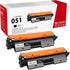 High-Yield 051 Black Toner Cartridge (2-Pack) - Vsenk Compatible CRG051 for ImageClass Printers